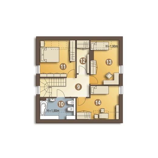 Szczęśliwa z garażem 1-st. [A]