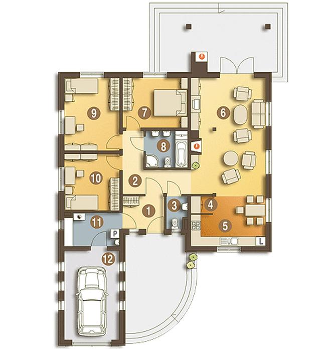 Tomaszek z garażem 1-st. [A]