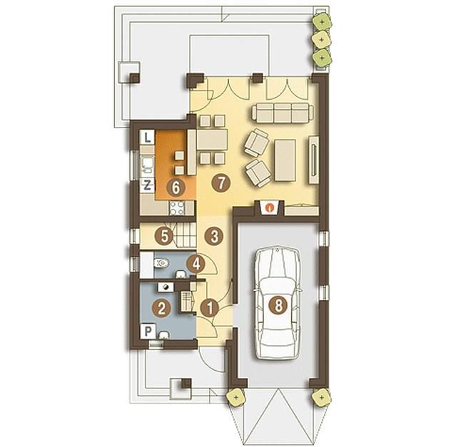 Tosia z garażem 1-st. [A]