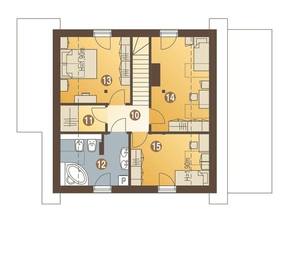 Turkawka II z garażem i wiatą [A1]