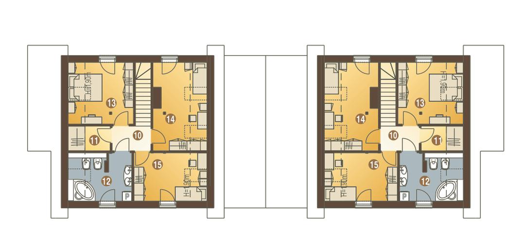 Turkawka II z garażem i wiatą [A1-BL]