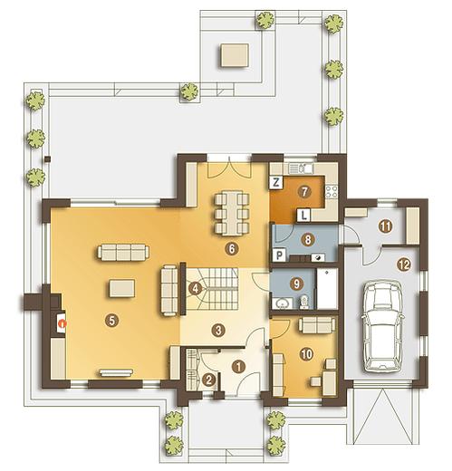 Tytus z garażem 1-st. [A]