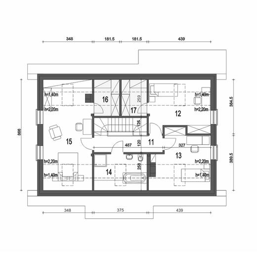 Westa z garażem 1-st. [A]