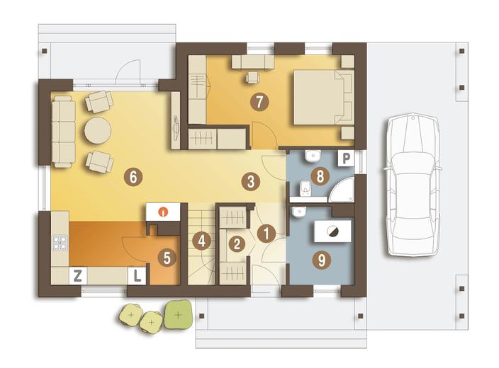 Wydrzyk z wiatą [A]