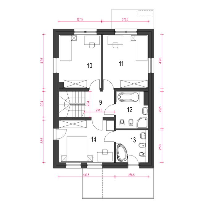 Zyta z garażem 1-st. [A]