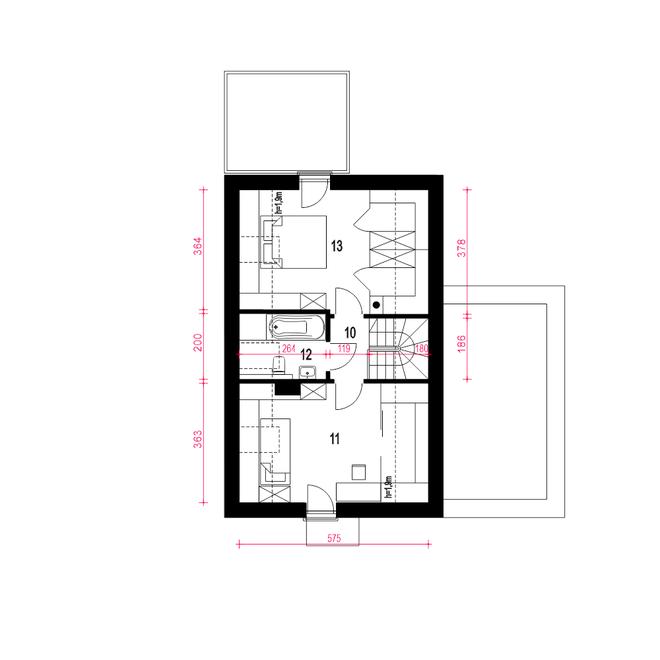 Ada z garażem 1-st. [A]