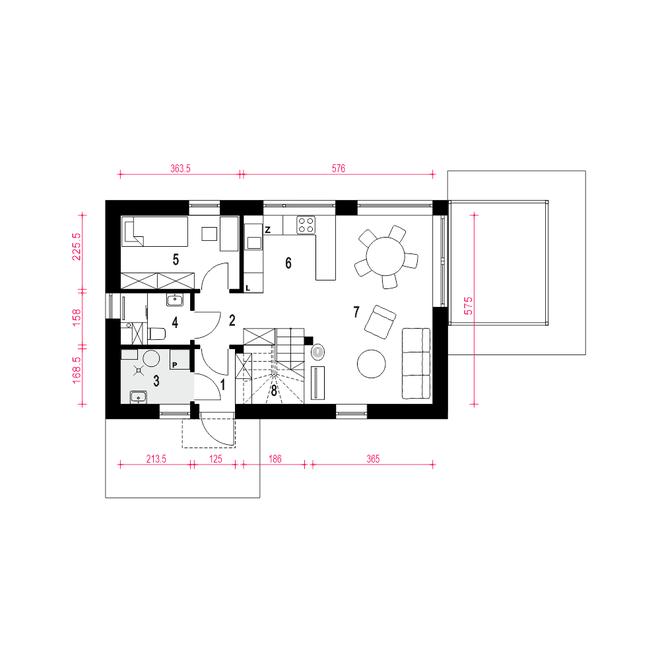 Ada II bez garażu [B]