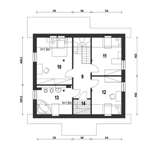 Gajówka bez garażu [B]