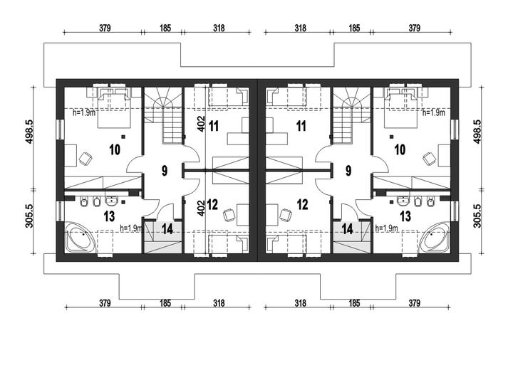 Gajówka bez garażu [B-BL1]