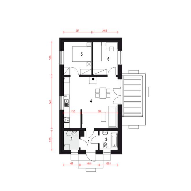 Iwo II bez garażu [B]