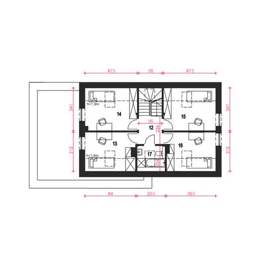 Werbena z garażem 1-st. [A]