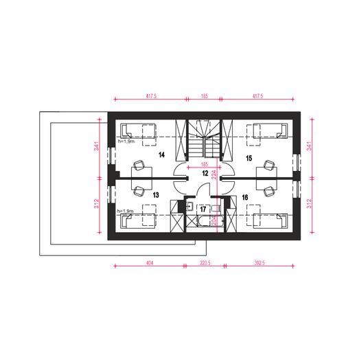 Werbena z garażem 1-st. [A]