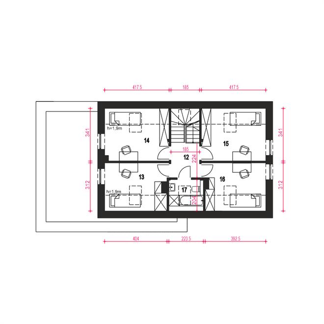 Werbena z garażem 1-st. [A]