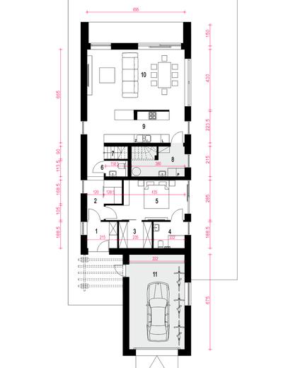 Wygodny z garażem 1-st. [A]
