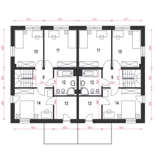 Zyta II z garażem 1-st. [A-BL]
