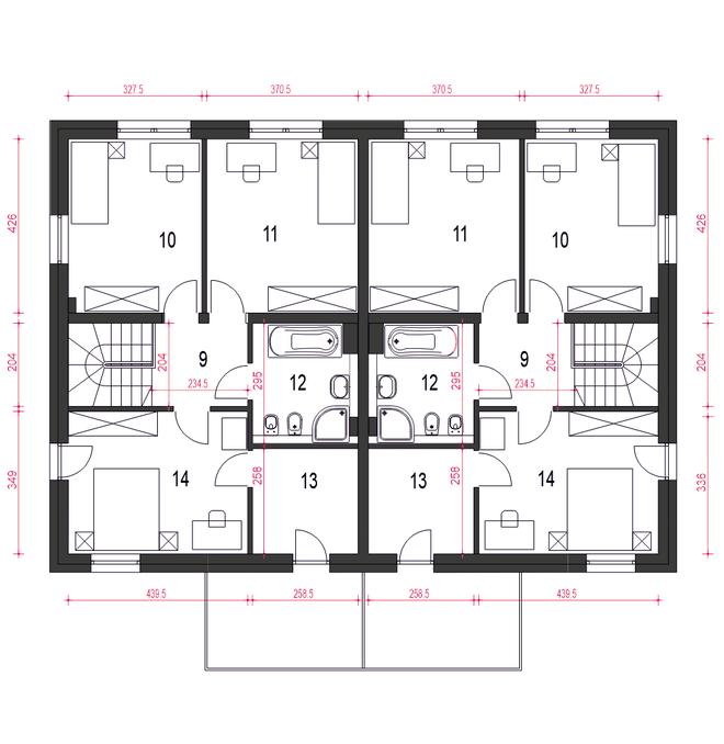 Zyta II z garażem 1-st. [A-BL]