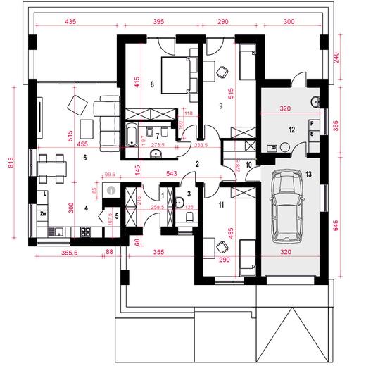 Jerzynka II z garażem 1-st. [A]
