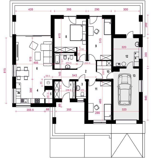 Jerzynka II z garażem 1-st. [A]