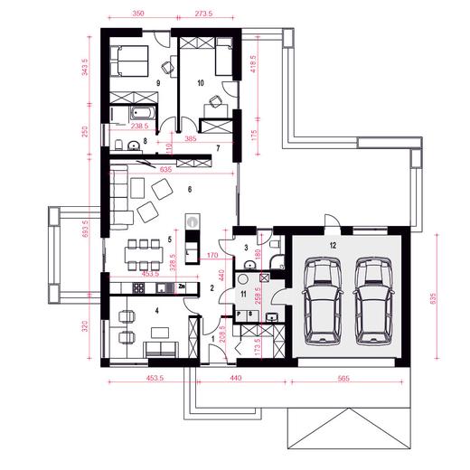 Słoneczna z garażem 2-st. [A1]