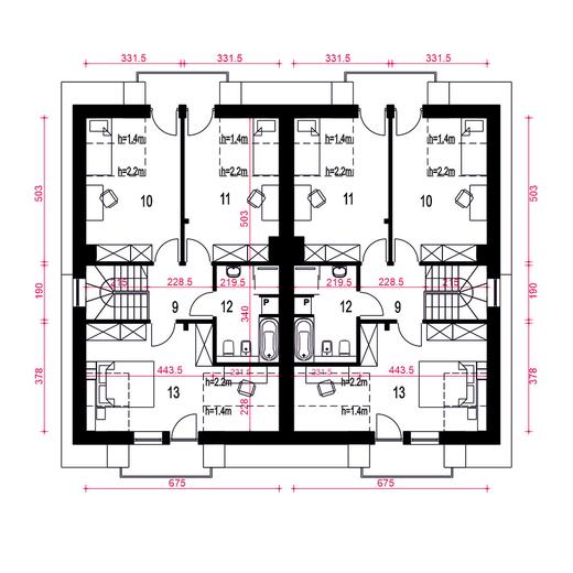 Aida z garażem 1-st. [A-BL]