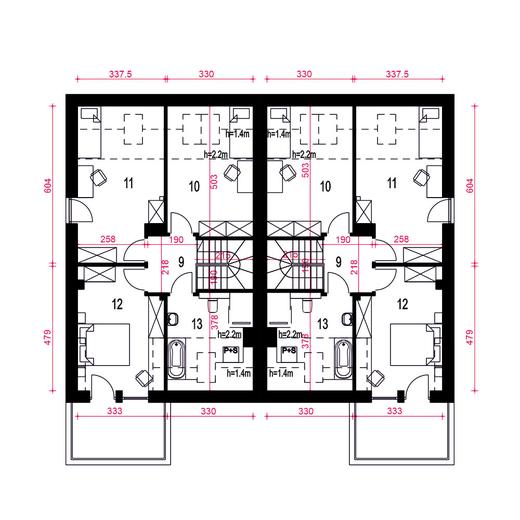 Aria z garażem 1-st. [A-BL]