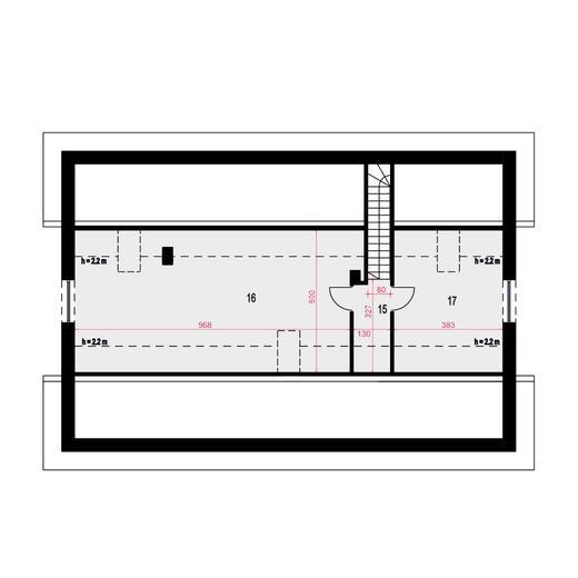 Majka z garażem 1-st. [A]