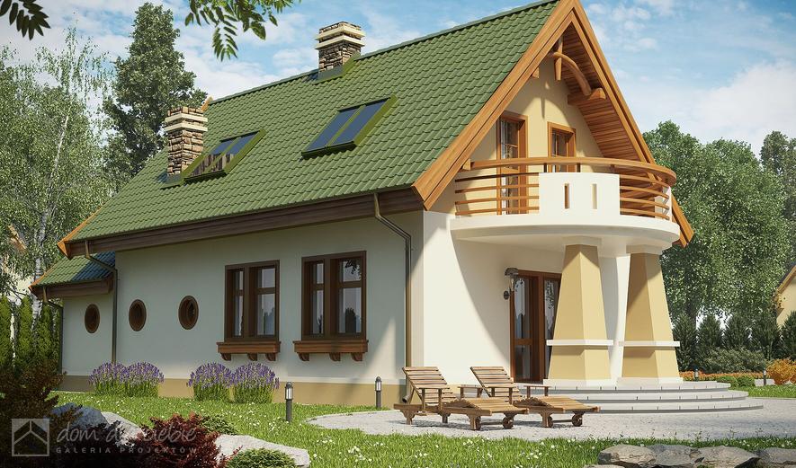 DD147 Sójka II z garażem 1-st. [A]