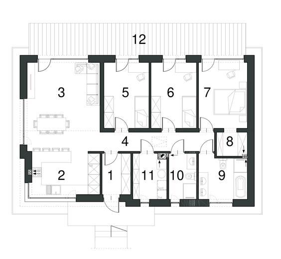 Projekt domu EG-107 wariant I