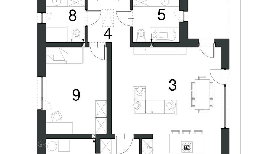 Projekt domu EG-108 wariant I