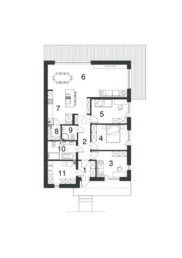 Projekt domu EG-111 wariant I