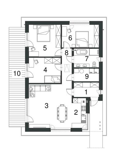 Projekt domu EG-95 wariant II