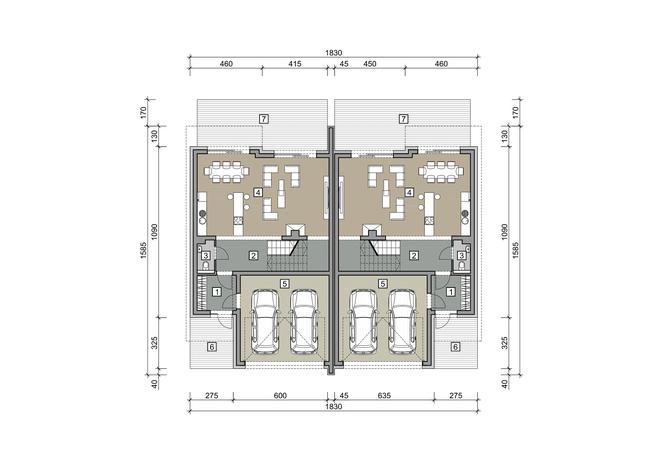 Eko-Park  (dwulokalowy / bliźniak)