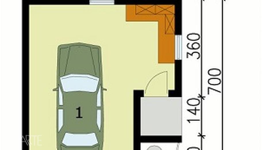 Garaż / Budynek gospodarczy G102