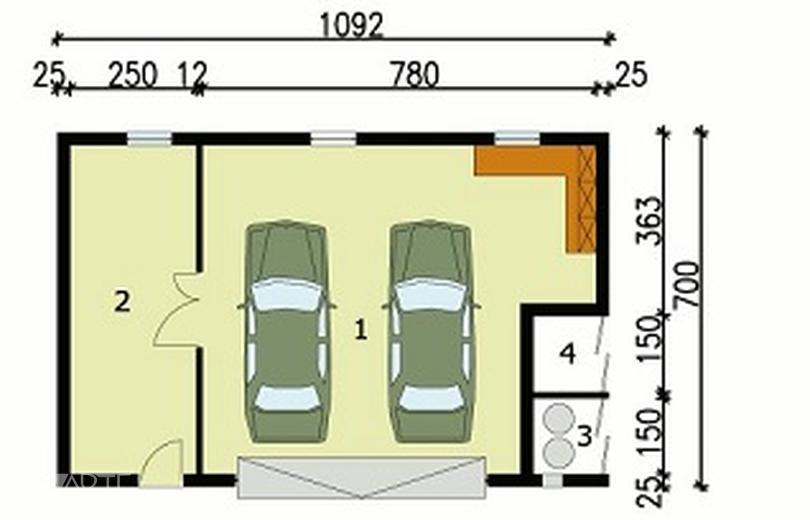 Garaż / Budynek gospodarczy G103