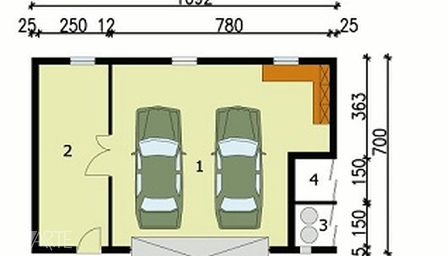 Garaż / Budynek gospodarczy G103
