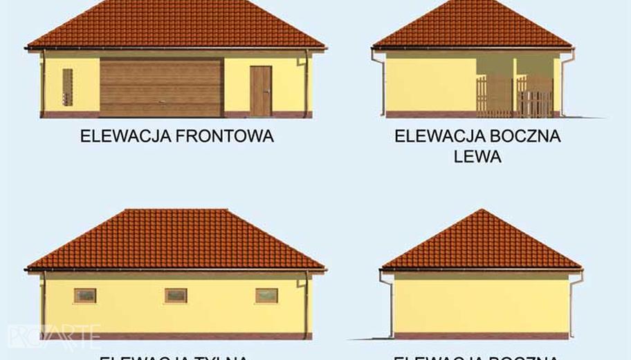 Garaż / Budynek gospodarczy G105