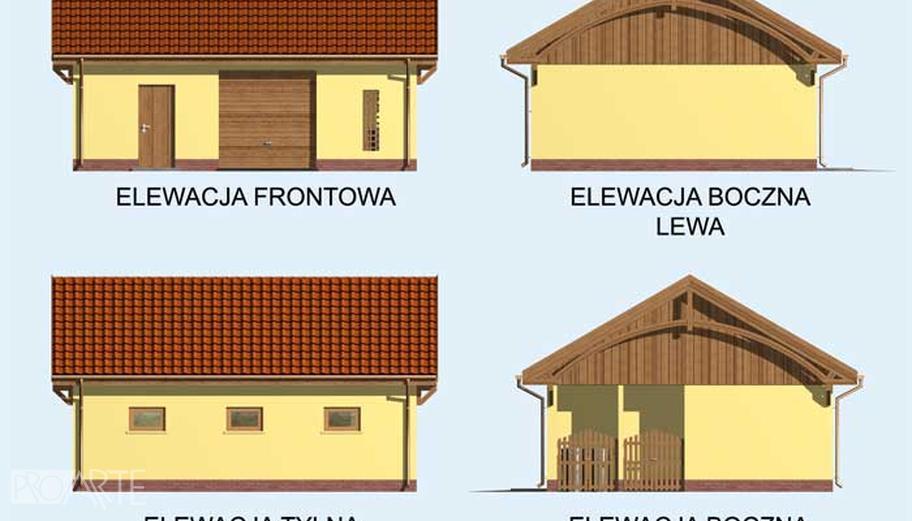 Garaż / Budynek gospodarczy G106
