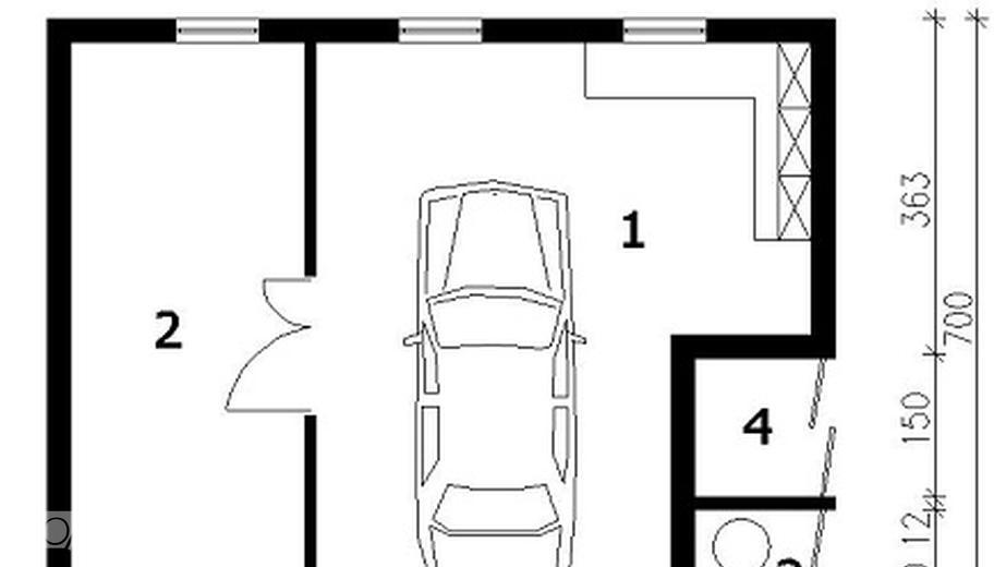 Garaż / Budynek gospodarczy G106