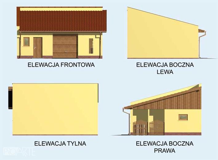 Garaż / Budynek gospodarczy G107