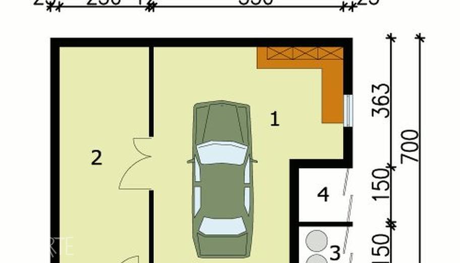 Garaż / Budynek gospodarczy G107