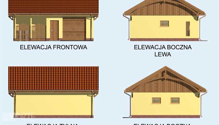 Garaż / Budynek gospodarczy G115