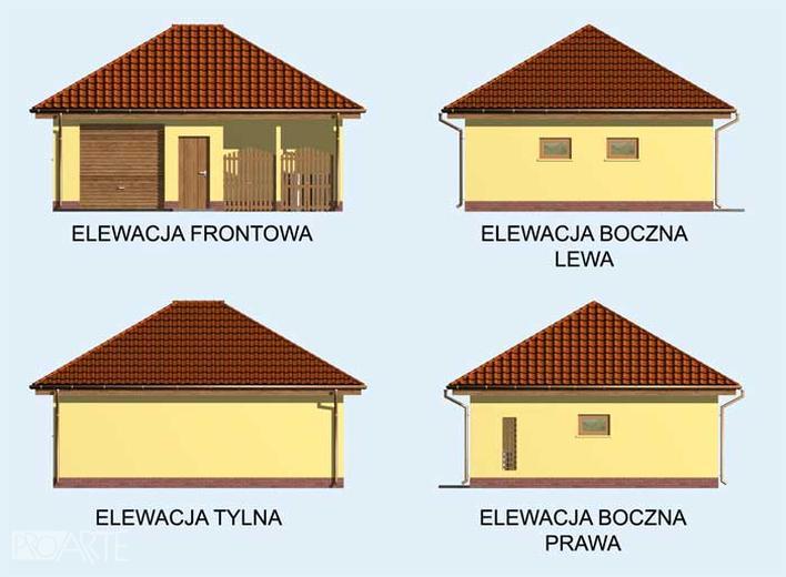 Garaż / Budynek gospodarczy G116