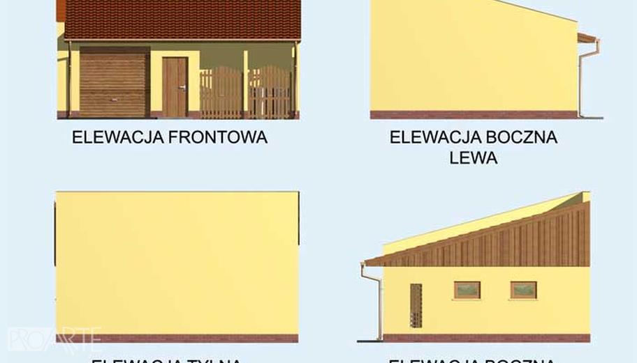 Garaż / Budynek gospodarczy G117