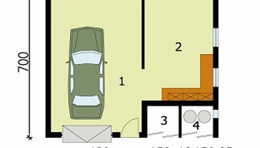 Garaż / Budynek gospodarczy G117