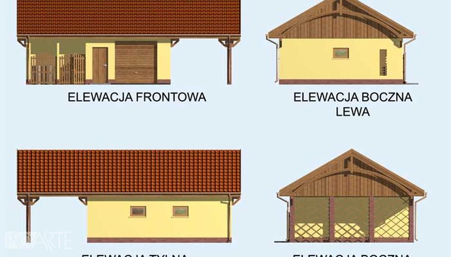 Garaż / Budynek gospodarczy G118