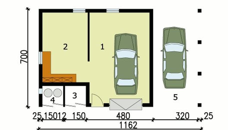 Garaż / Budynek gospodarczy G118