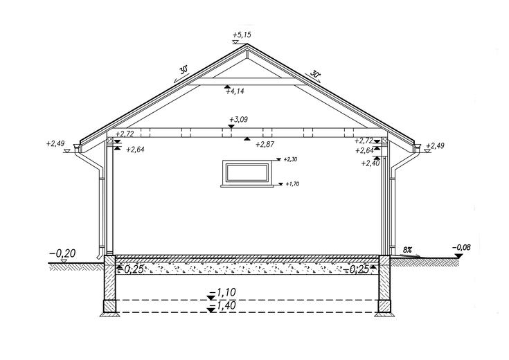 Garaż / Budynek gospodarczy G11 (drewniany)