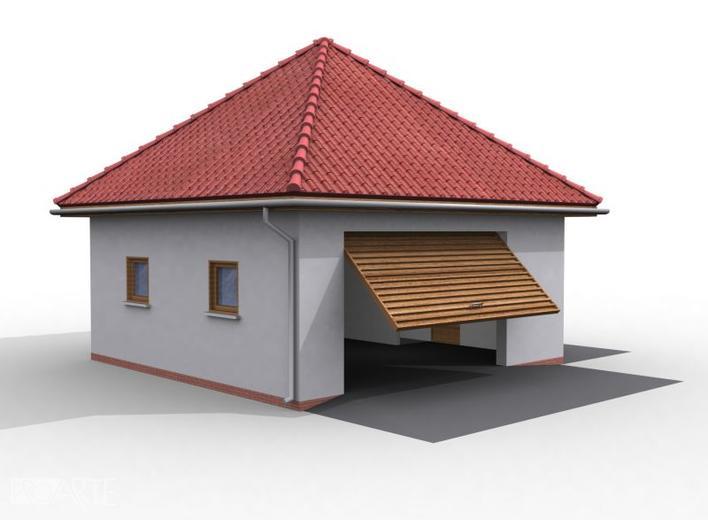 Garaż z podpiwniczeniem / Budynek gospodarczy z podpiwniczeniem G12