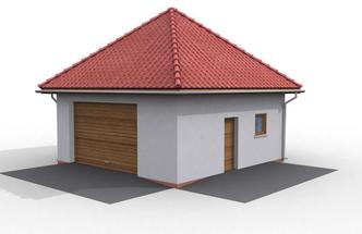 Garaż z podpiwniczeniem / Budynek gospodarczy z podpiwniczeniem G12