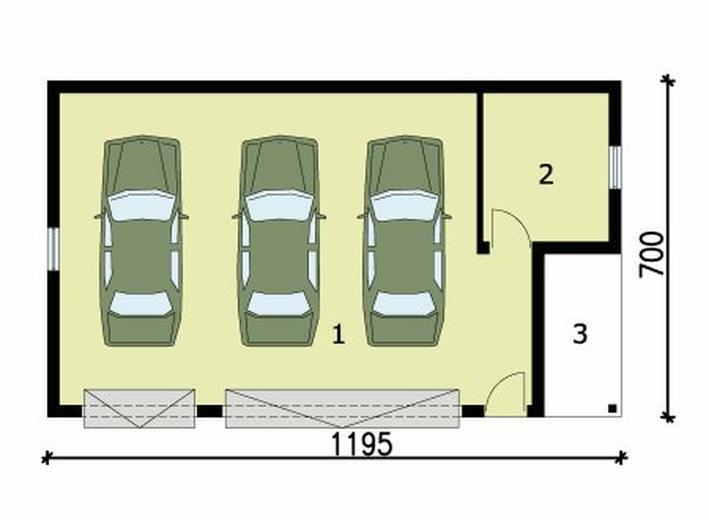 Garaż / Budynek gospodarczy G156